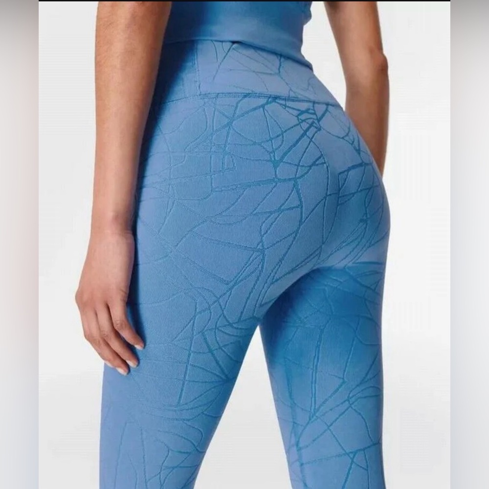 Sweaty Betty Jaquard Motion Yoga Sky Blue Leggings
Size M